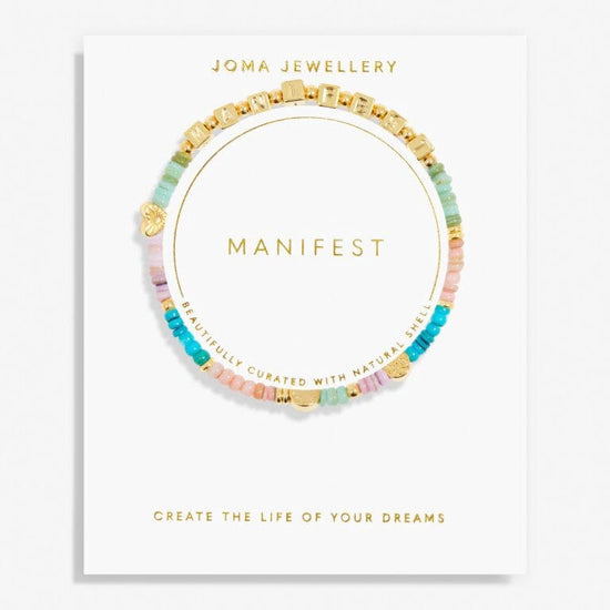 Joma Jewellery Jewellery Joma Jewellery Happy Little Moments 'Manifest' Bracelet