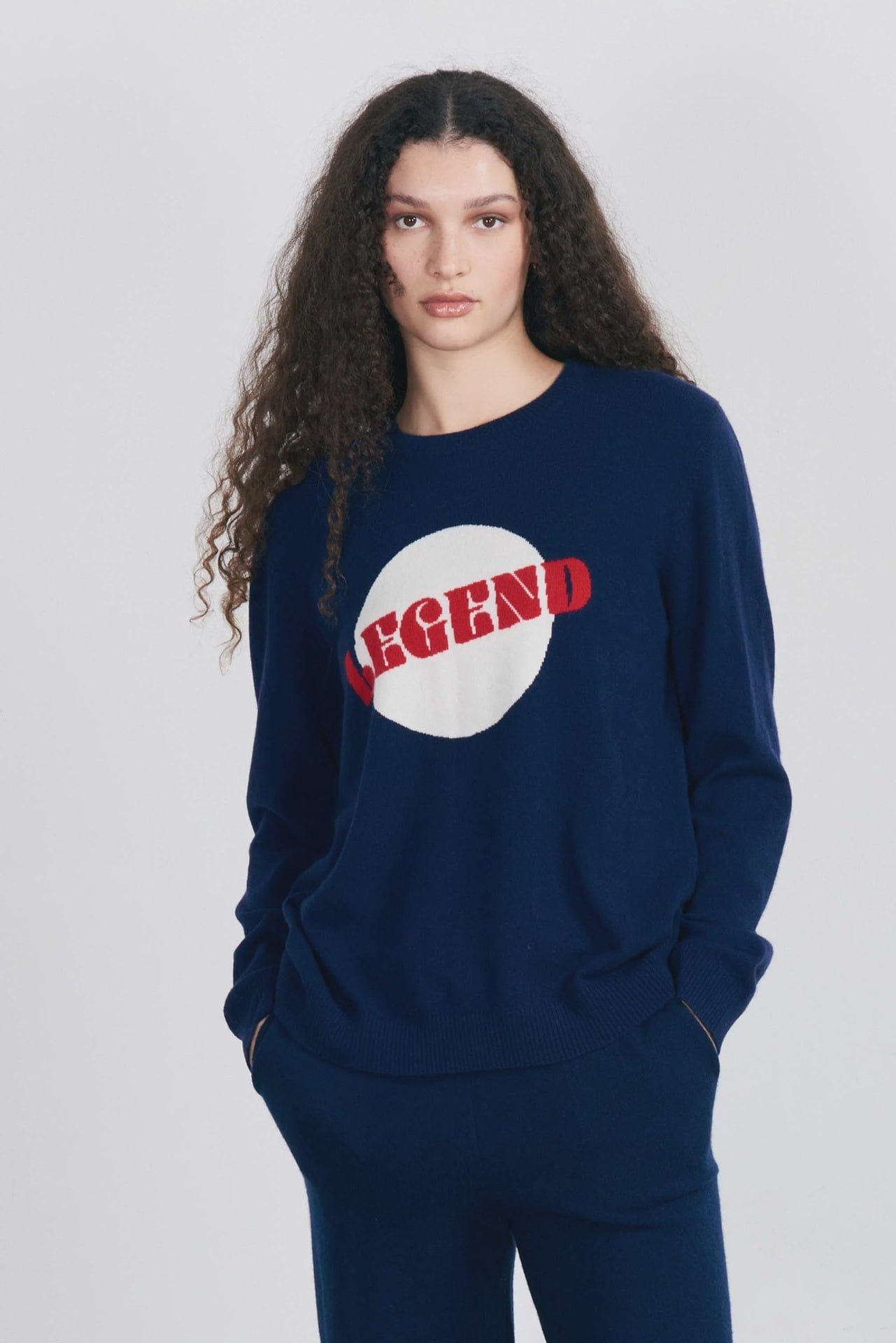 Jumper 1234 Fashion Jumper 1234 Cashmere Legend Boyfriend in Navy