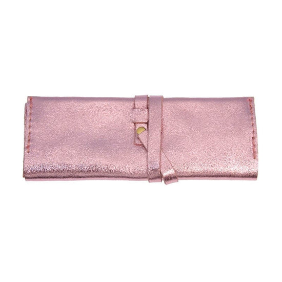 Les Cleias Accessories Les Cleias Iridescent Leather Jewellery Pouch