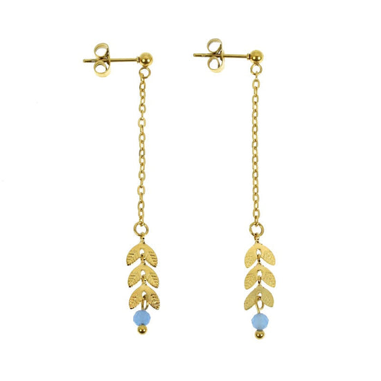 Les Cleias Jewellery Les Cleias Alys L Earrings Blue