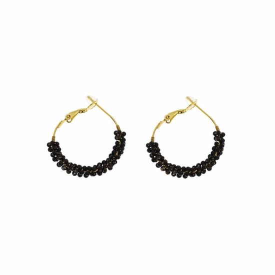 Les Cleias Jewellery Les Cleias Carole Black Earrings