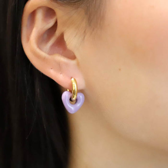 Les Cleias Jewellery Les Cleias Mini Oberyn Earrings Lilac