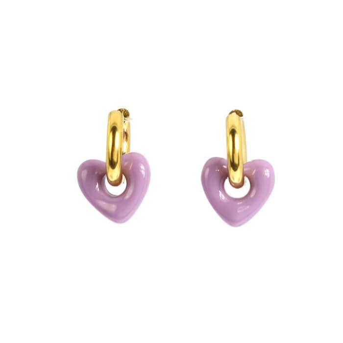 Les Cleias Jewellery Les Cleias Mini Oberyn Earrings Lilac