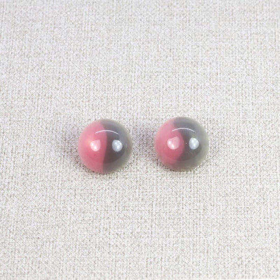 Les Cleias Jewellery Les Cleias Noah Resin Earrings Pink Grey