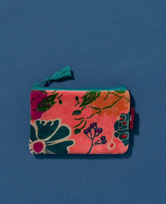 Les Touristes Accessories Les Touristes Small Purse Cosmos Coral Velvet