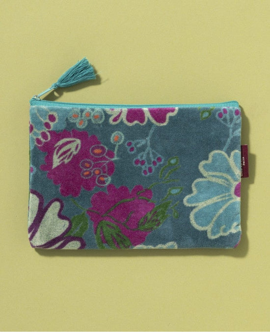 Les Touristes Accessories Les Touristes Zipped Pouch Cosmos Teal