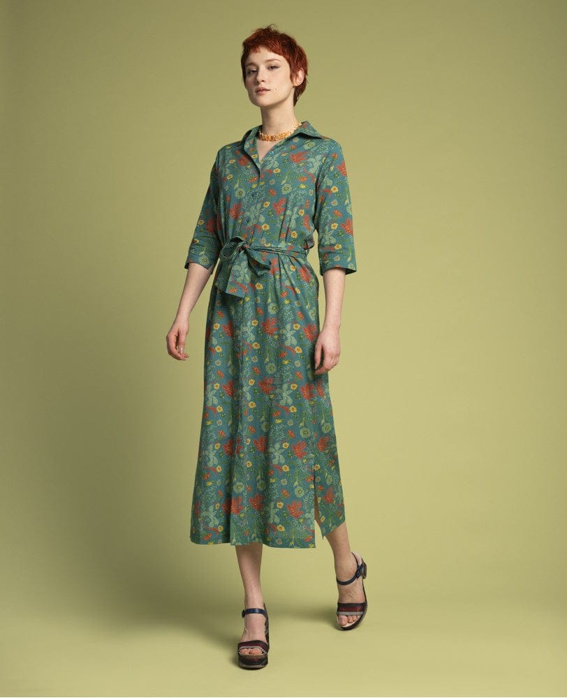 Les Touristes Fashion Les Touristes Bari Dress Long Iris Bayou