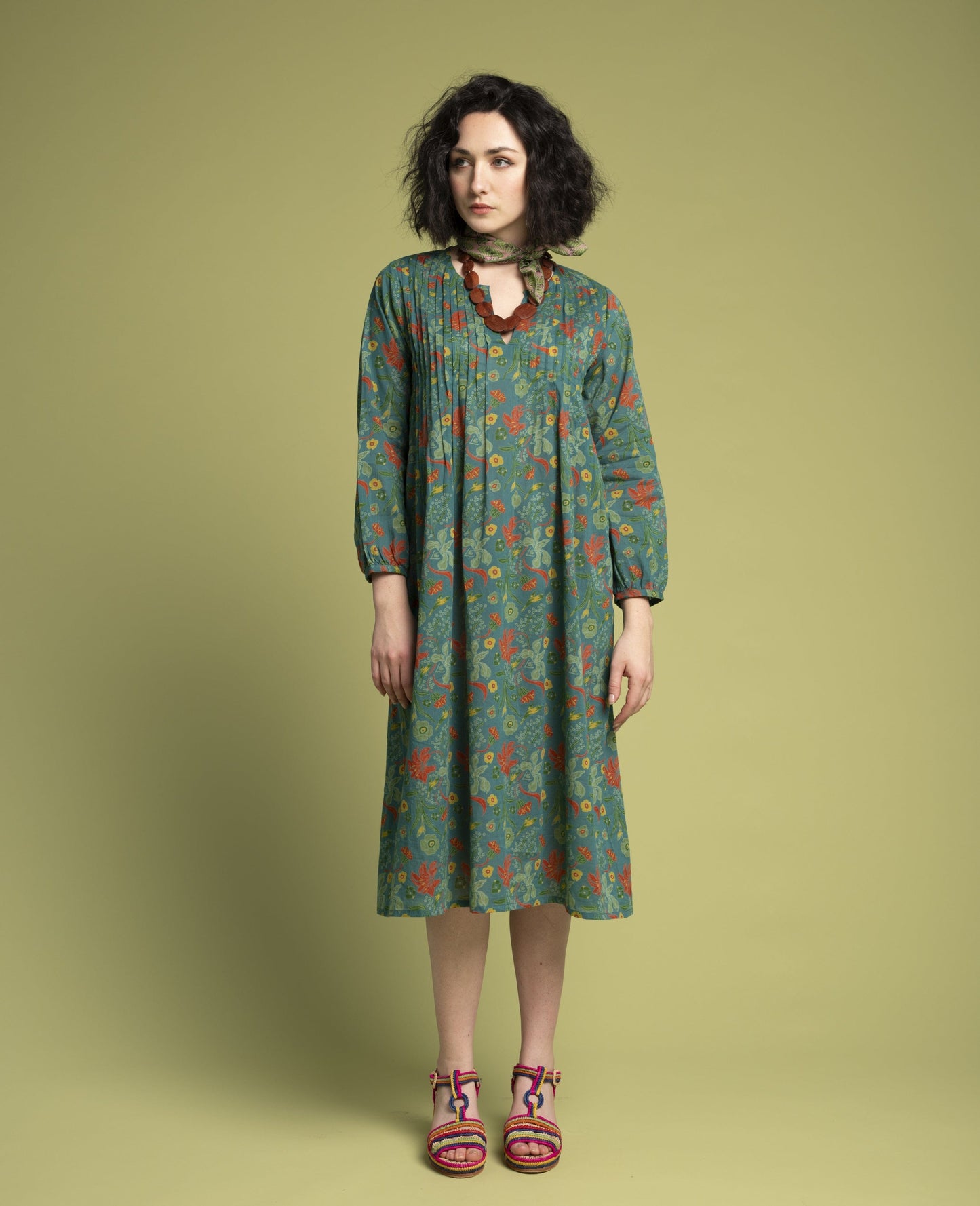 Les Touristes Fashion Les Touristes Capi Long Dress Iris Bayou