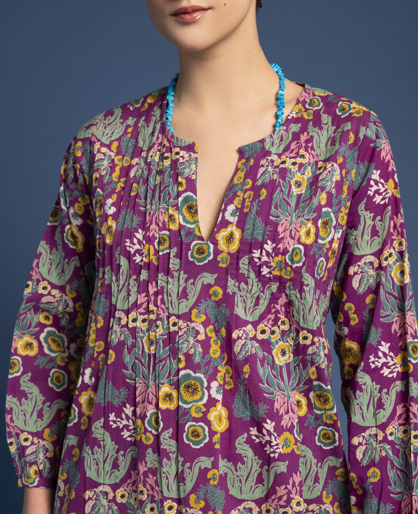 Les Touristes Fashion Les Touristes Capi Long Dress Swainston Purple