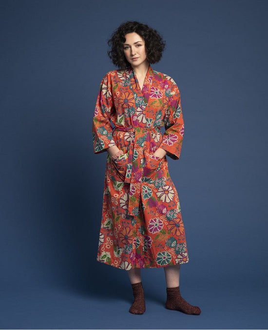 Les Touristes Fashion Les Touristes Cosmos Coral Dressing Gown
