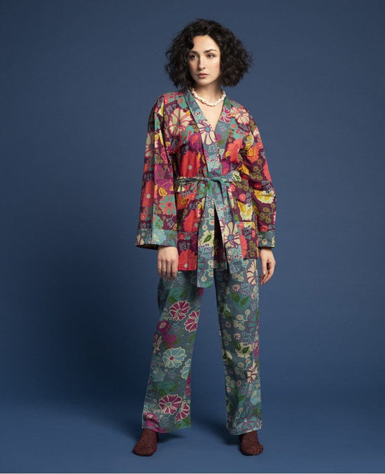 Les Touristes Fashion Les Touristes Cosmos Fig Cambric Tie Jacket