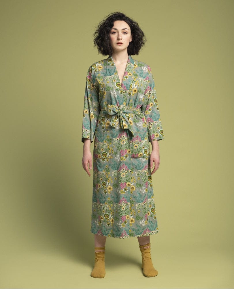 Les Touristes Fashion Les Touristes Swainston New Green Dressing Gown