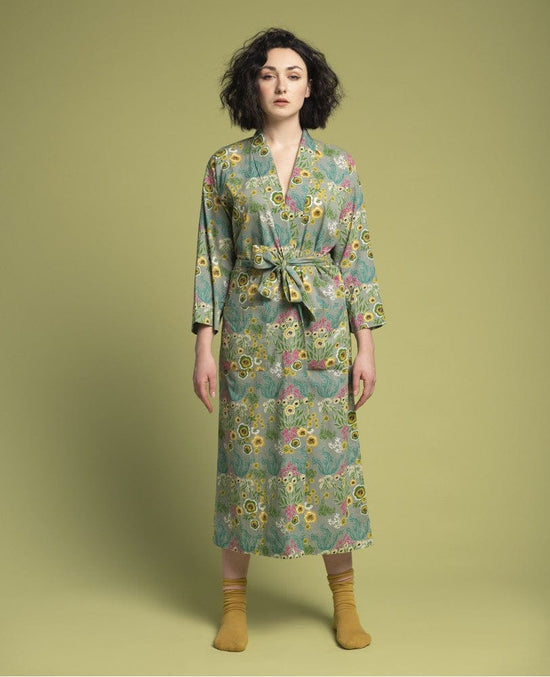 Les Touristes Fashion Les Touristes Swainston New Green Dressing Gown