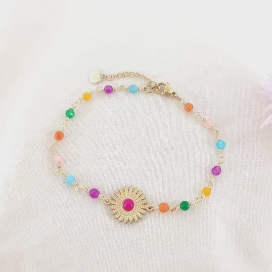 Lilas de Seine Jewellery Lilas de Seine Daisy Bracelet Multi Stone