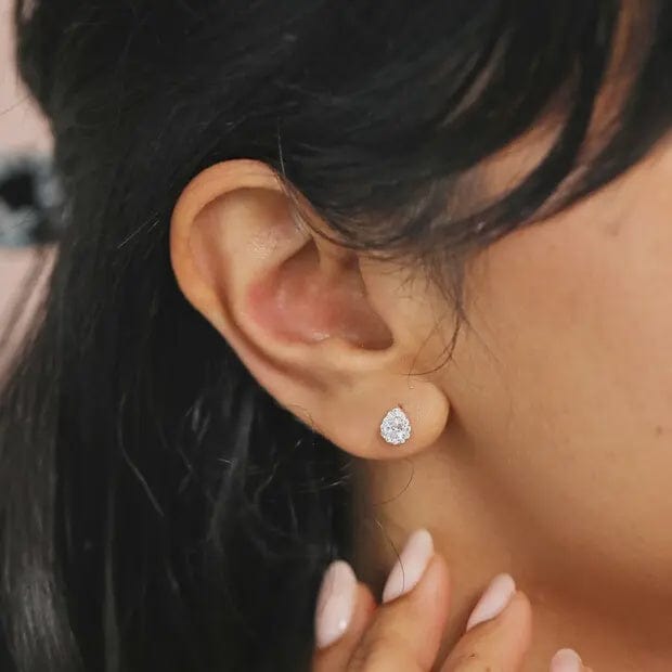 Lisa Angel Jewellery Lisa Angel Crystal Teardrop Stud Earrings