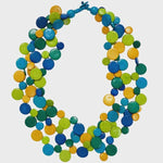 Lotusfeet Jewellery Lotusfeet Cascade Large Blue Mix Necklace