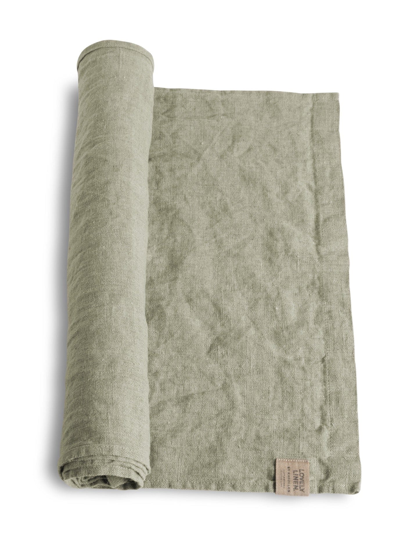 Lovely Linen Homewares Lovely Linen Lovely Runner Avocado