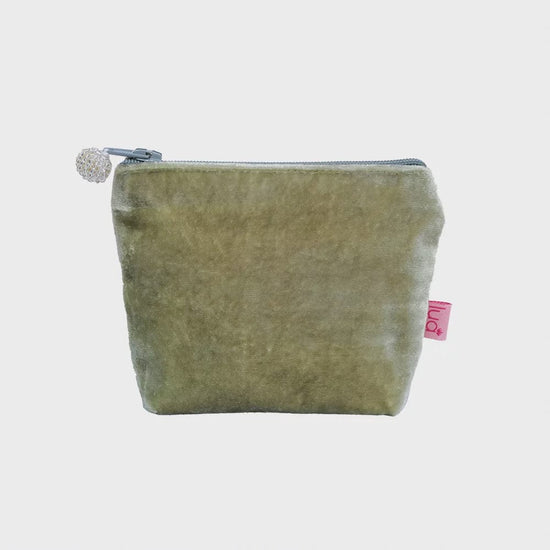 Lua Accessories Dulcet Green Lua Velvet Mini Purse/Pouch (many colours)