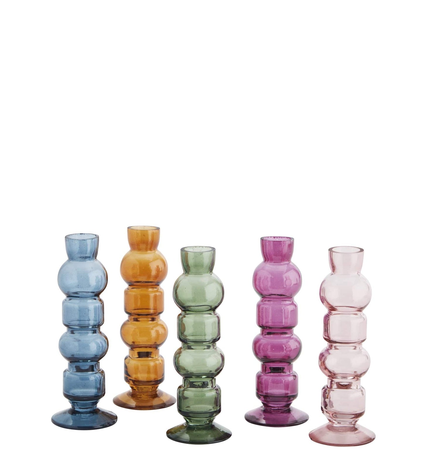 Madam Stoltz Homewares Madam Stoltz Coloured Glass Vase