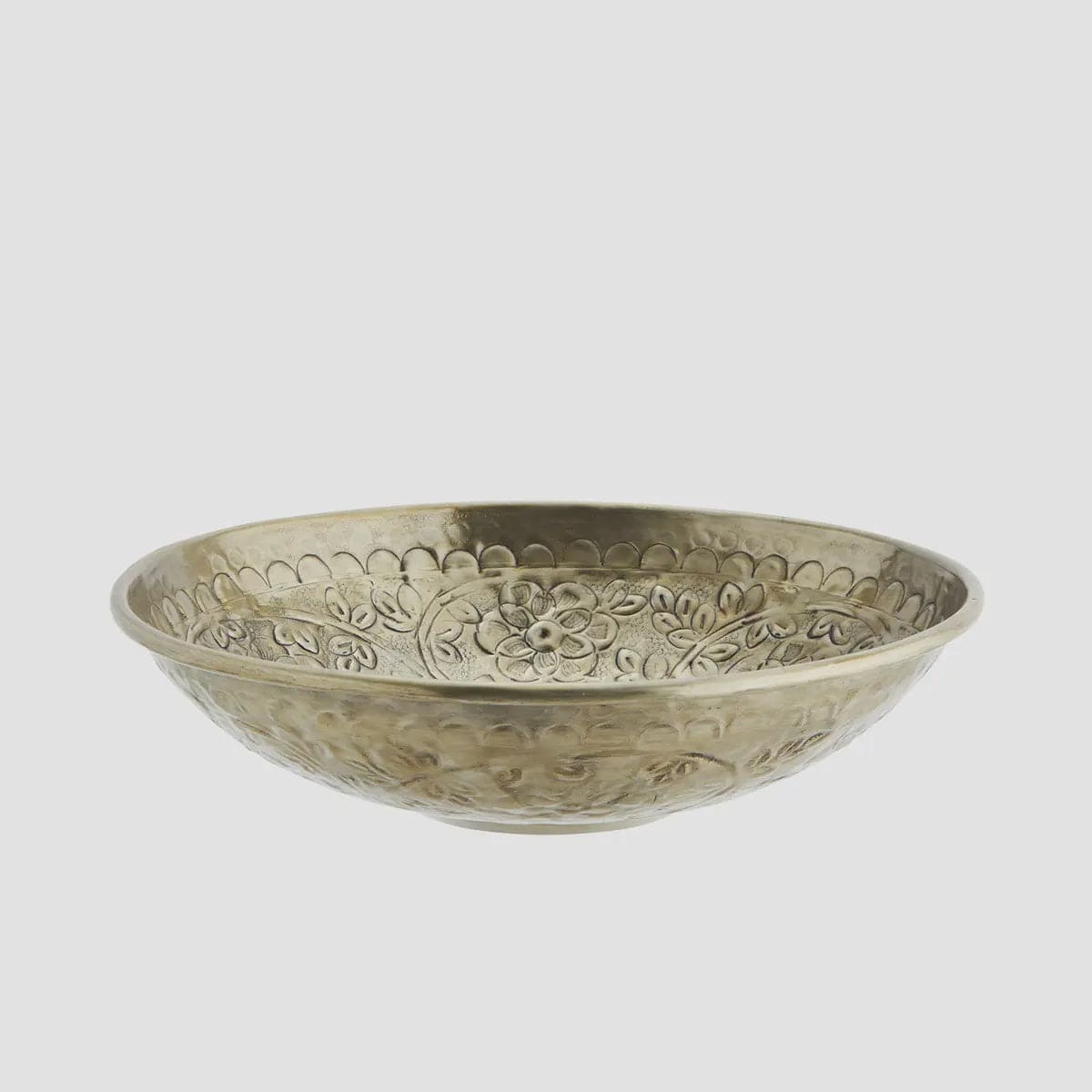 Madam Stoltz Homewares Madam Stoltz Hand Hammered Aluminium Bowl