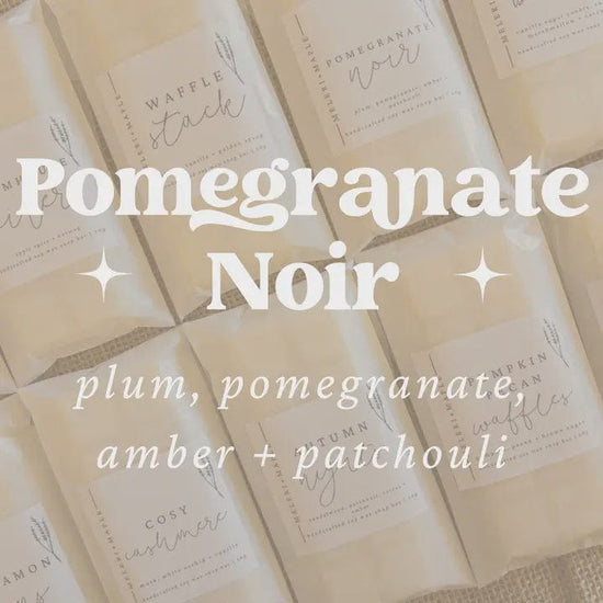 Meleri and Maple Homewares Meleri and Maple Pomegranate Noir Wax Melt