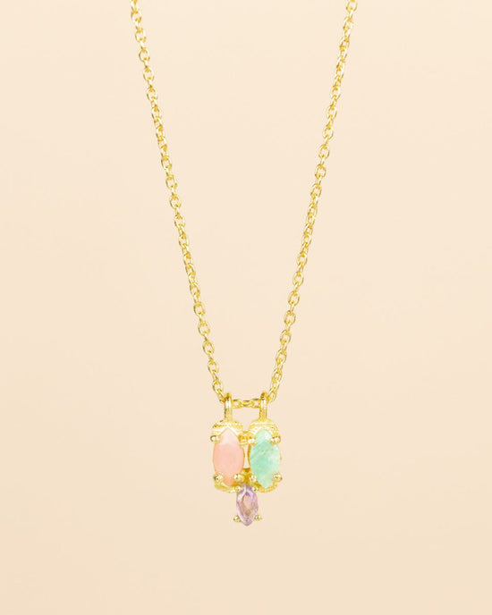 muja juma Capella Necklace Pink Opal - Precious Sparkle