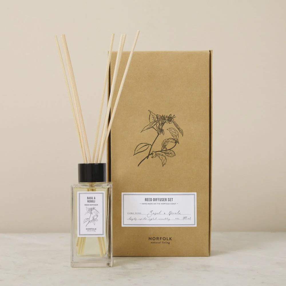 Norfolk Natural Living Homewares Norfolk Natural Living Basil & Neroli Reed Diffuser