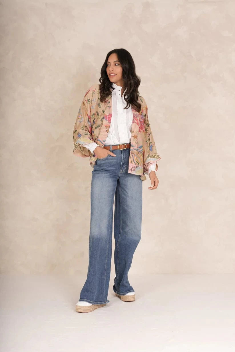 One Hundred Stars Fashion One Hundred Stars Dragon Sand Kimono