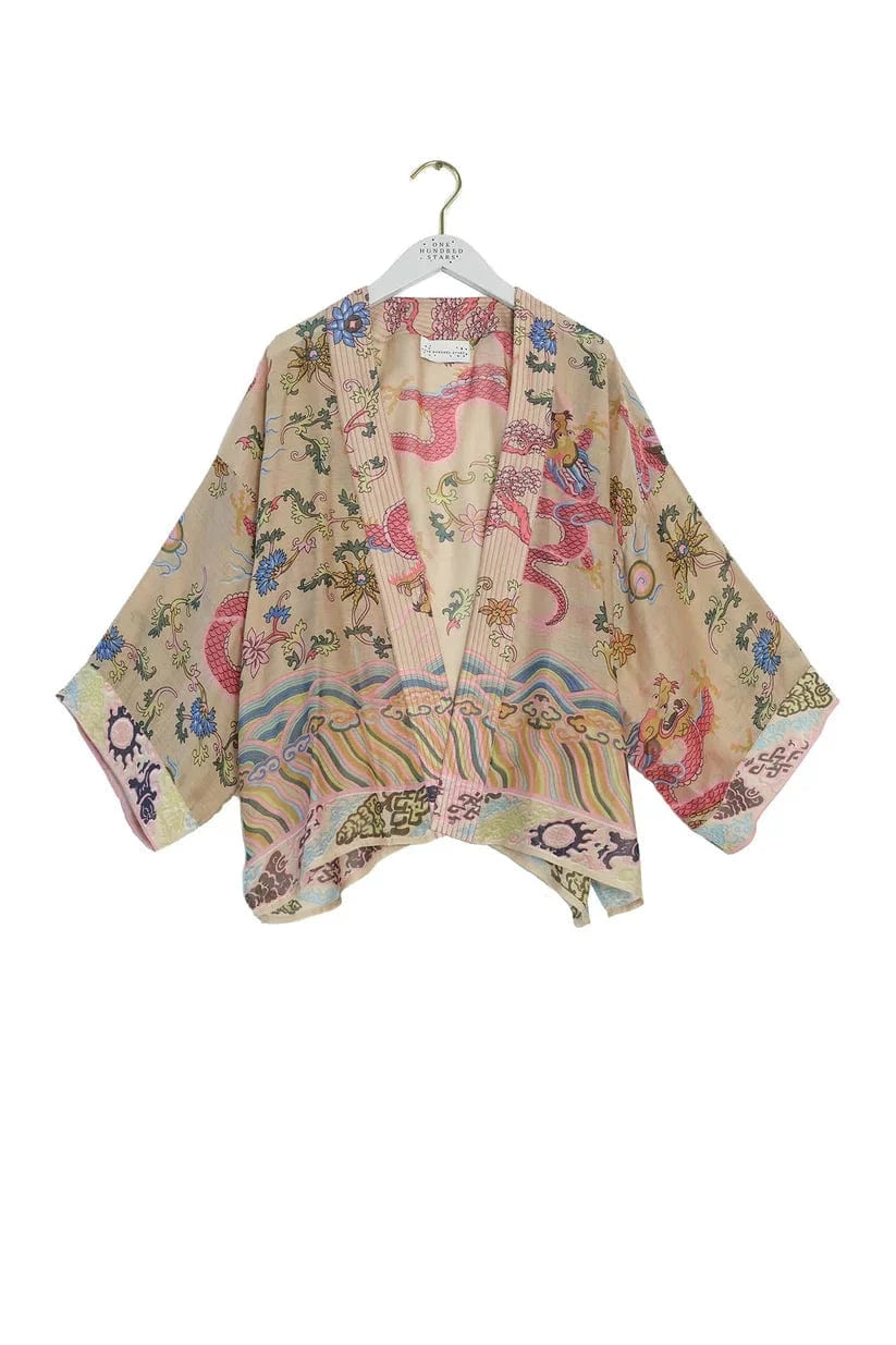 One Hundred Stars Fashion One Hundred Stars Dragon Sand Kimono