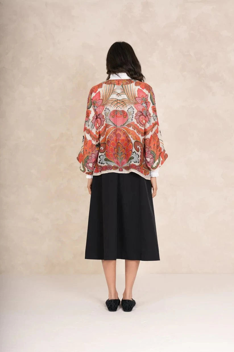 One Hundred Stars Fashion One Hundred Stars Fiesta Orange Kimono