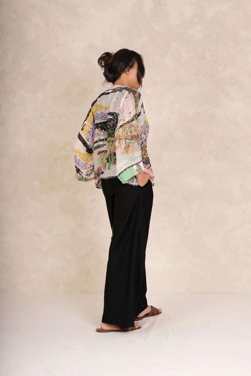One Hundred Stars Fashion One Hundred Stars Spring White Kimono