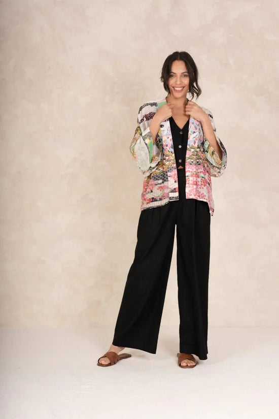 Load image into Gallery viewer, One Hundred Stars Fashion One Hundred Stars Spring White Kimono
