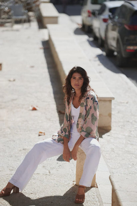One Hundred Stars Fashion One Hundred Stars Tree Blossom Pink Kimono