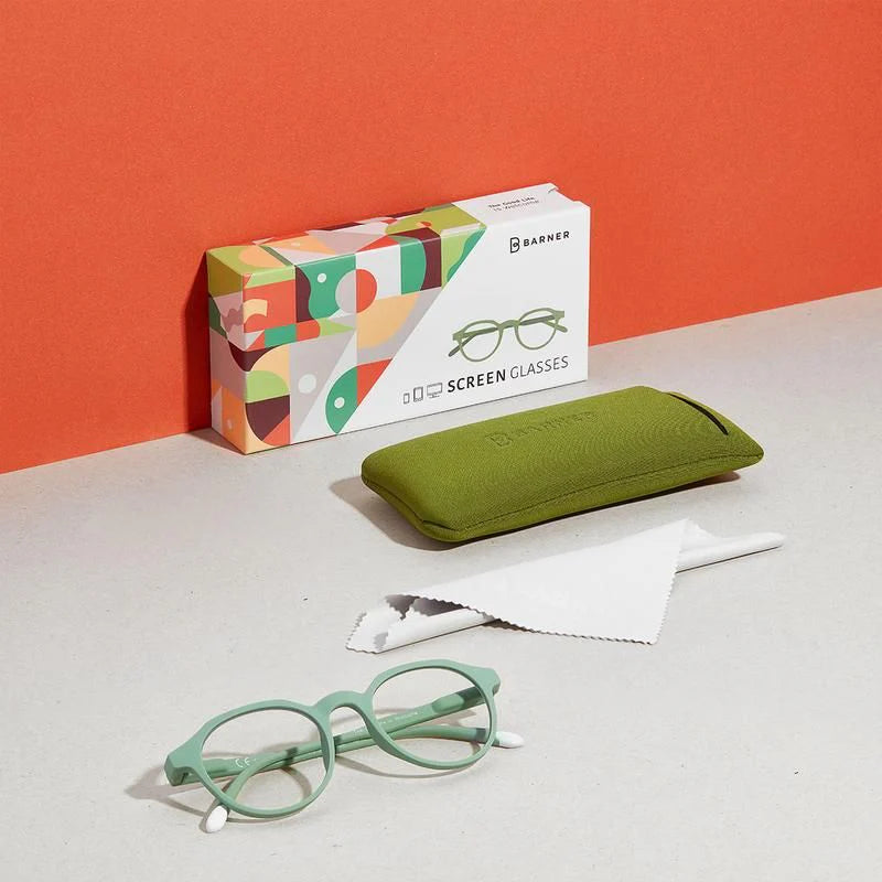 Barner Reading Glasses Chamberi Military Green - Precious Sparkle