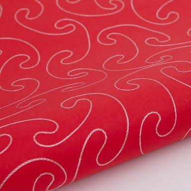 Paper Mirchi Gifts Paper Mirchi Christmas Red Hand Embroidered Wrapping Paper