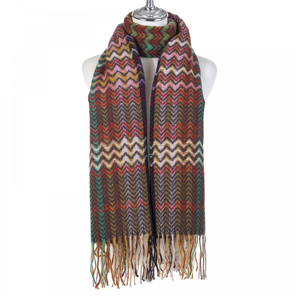 Park Lane Accessories Park Lane Chevron Winter Scarf