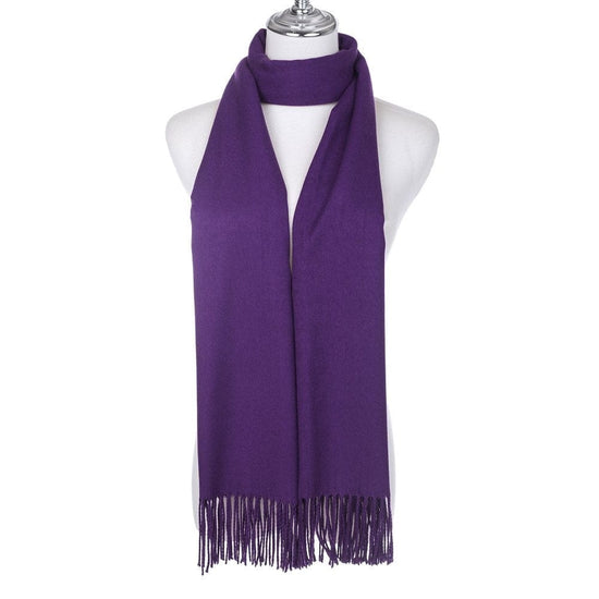 Park Lane Accessories Park Lane Luxury Scarf Pashmina Deep Purple