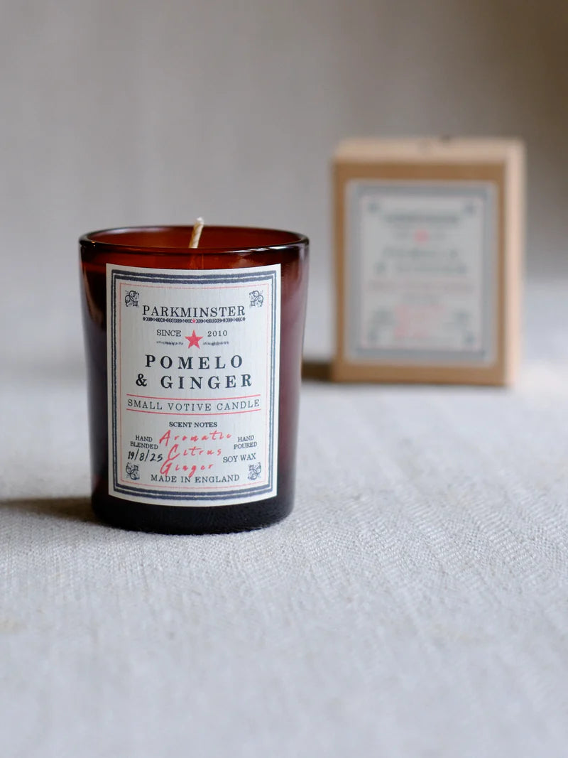 Parkminster Pomelo & Ginger Votive Soy Wax Candle - Precious Sparkle