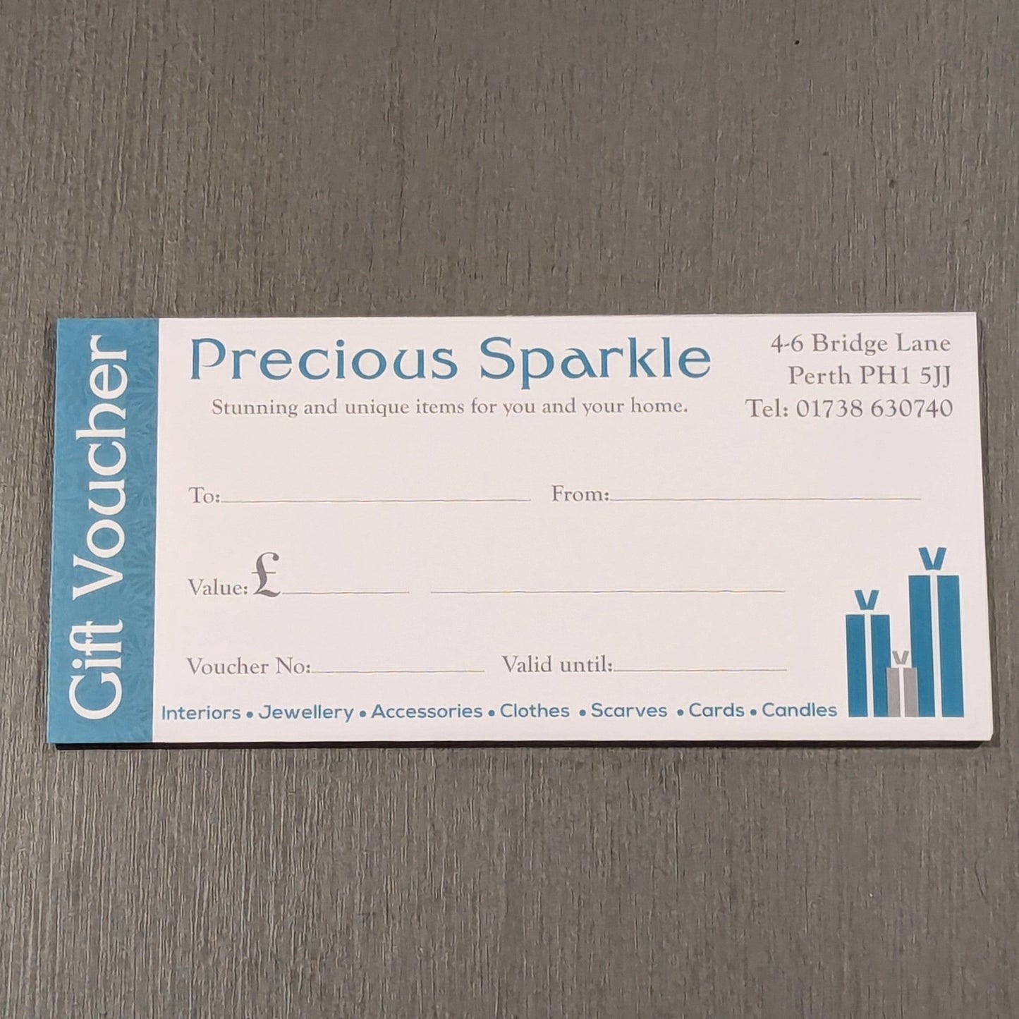 precious sparkle Gift Voucher Paper Gift Voucher