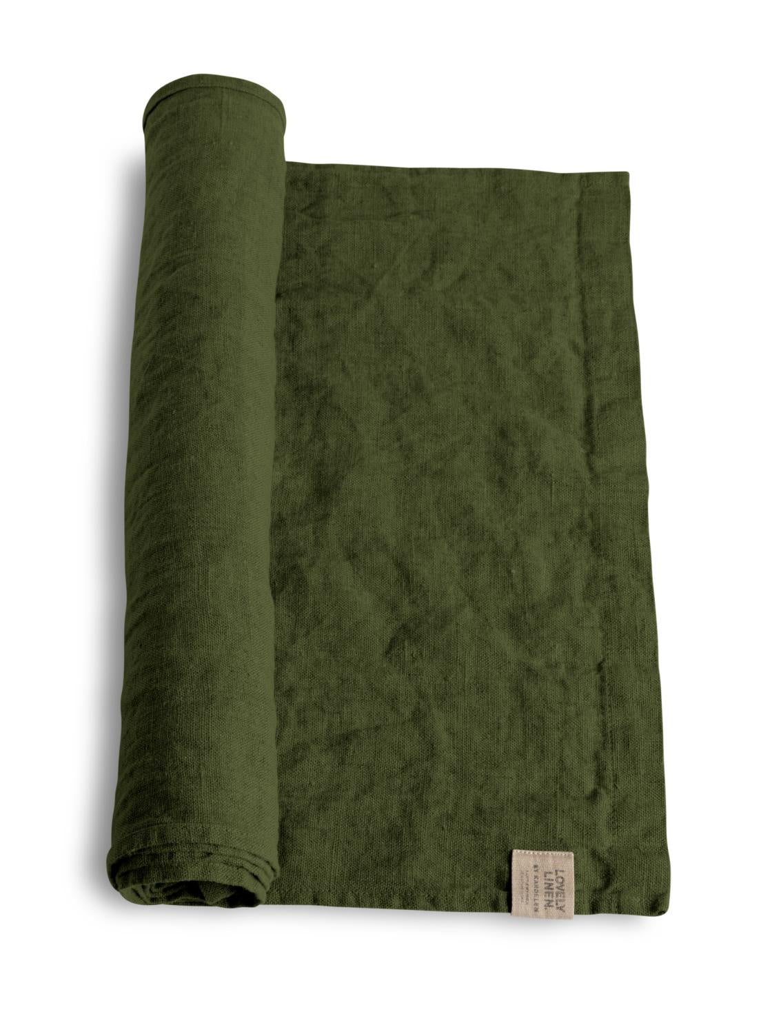 Lovely Linen Lovely Runner Jeep Green