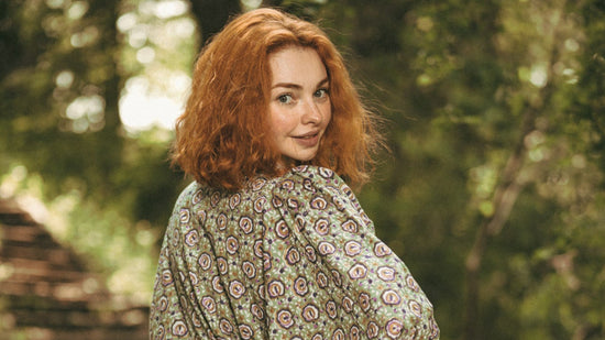 Laura Green Floral Block Printed Short Boho Dress - Precious Sparkle