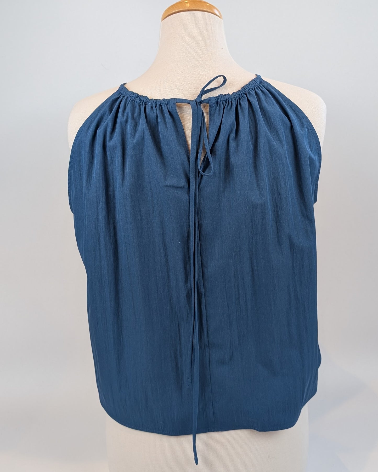 Milla Halter Neck Sleeveless Top Indigo