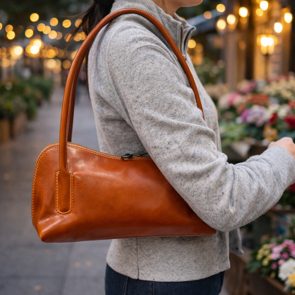 Leather Camel Mini Doctors Bag