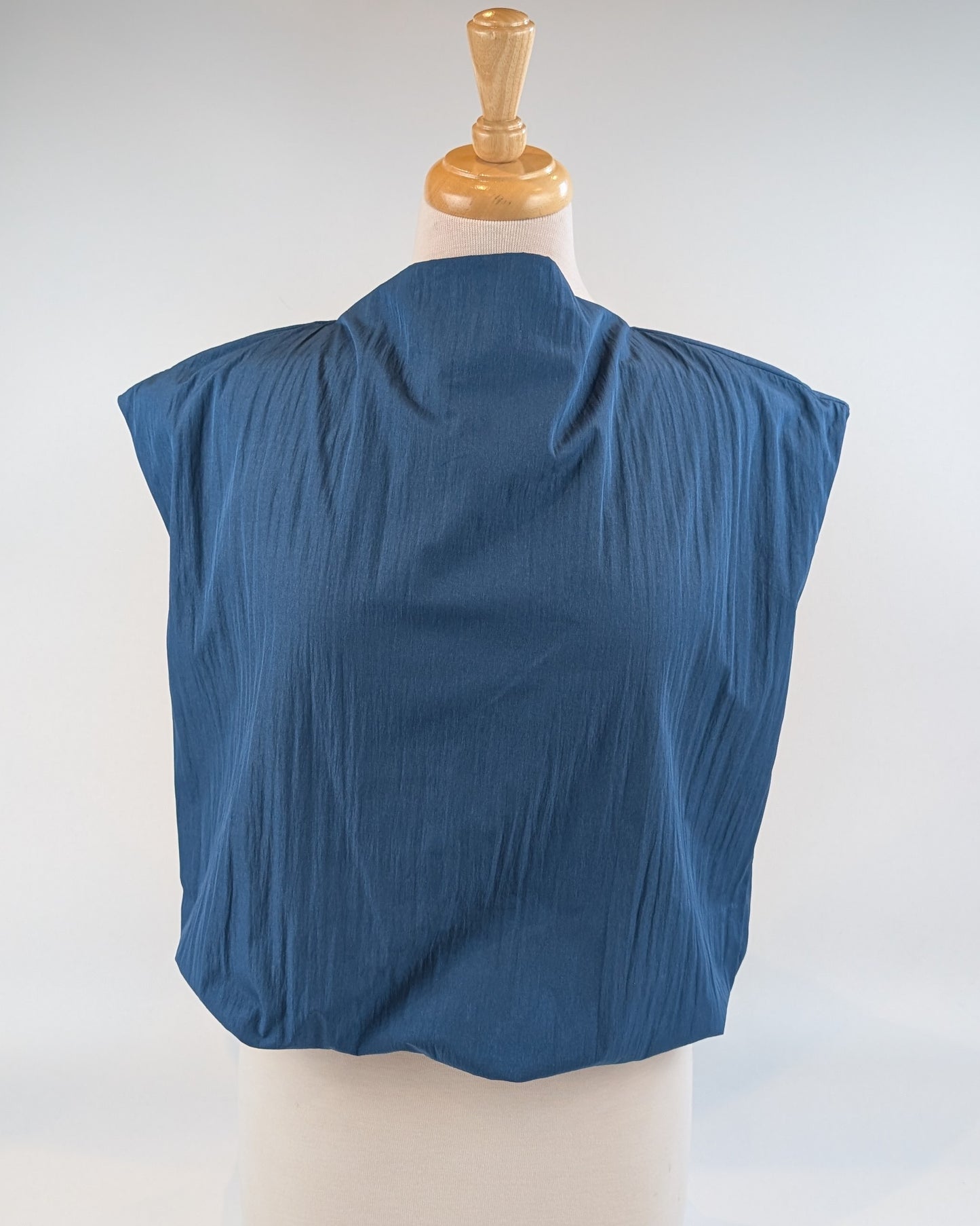 Milla Cropped Sleeveless Top Indigo