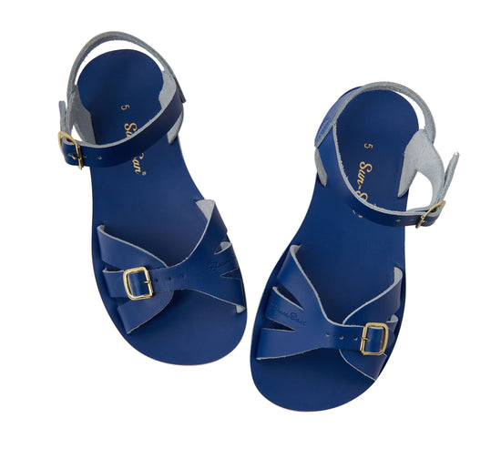 Load image into Gallery viewer, Salt Water Fashion Salt Water Boardwalk Cobalt Blue Women&amp;#39;s Sandals
