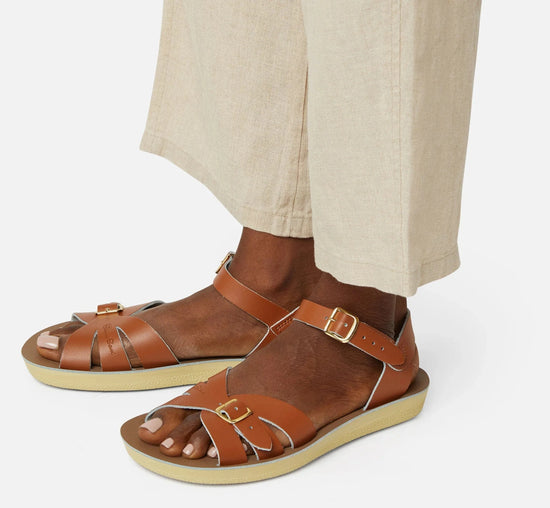 Load image into Gallery viewer, Salt Water Fashion Salt Water Boardwalk Tan Women&#39;s Sandals
