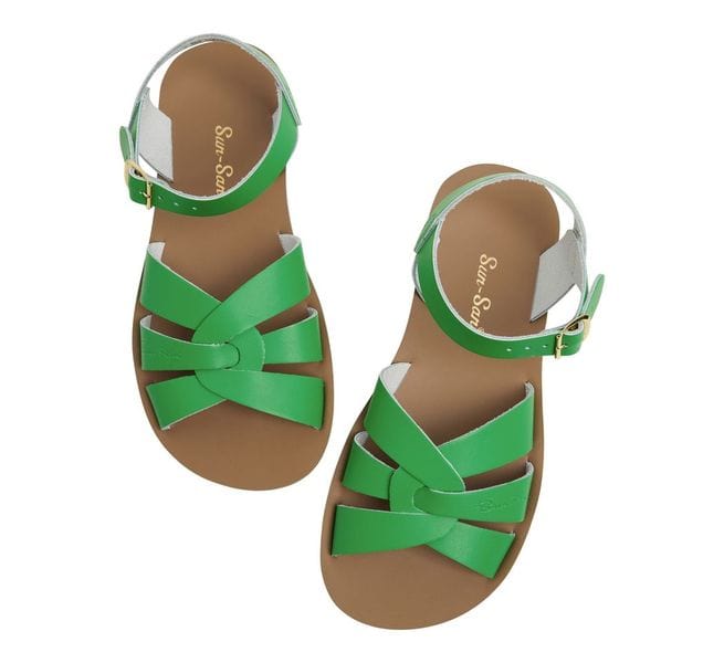 Salt Water Fashion Salt Water Swimmer Kelly Green Women's Sandals