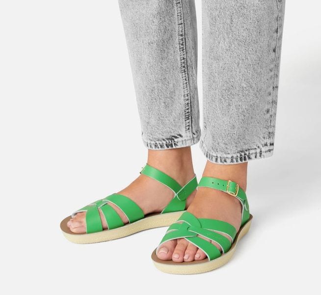 Salt Water Fashion Salt Water Swimmer Kelly Green Women's Sandals