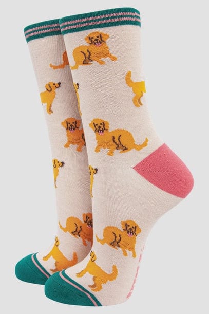 Sock Talk Accessories Sock Talk Bamboo Golden Retriever Socks