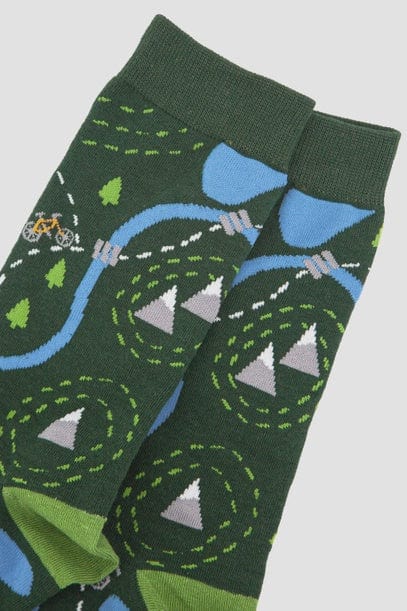 Sock Talk Accessories Sock Talk Bamboo Men's Mountain Biking Socks